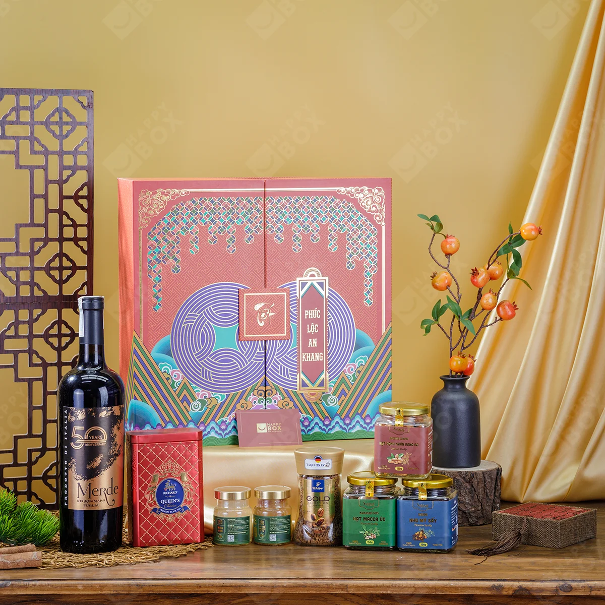 Hộp quà tết  phúc lộc an khang