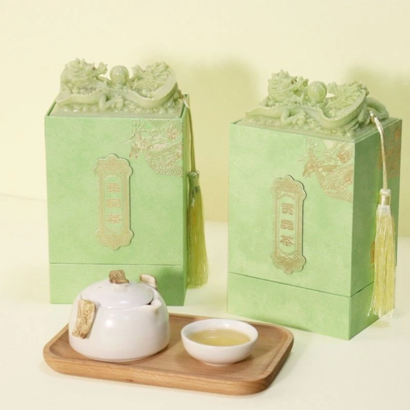 Hộp Long Ấn đựng trà sang trọng