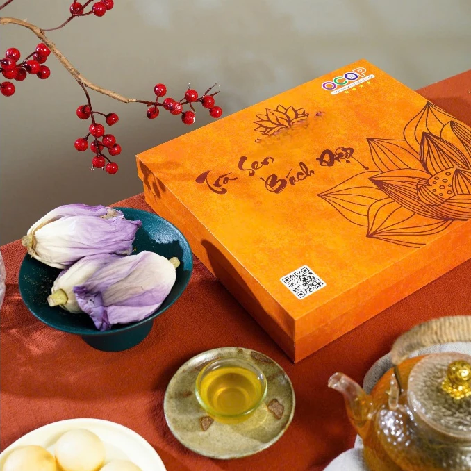 Trà Sen Tây Hồ Nguyên Bông