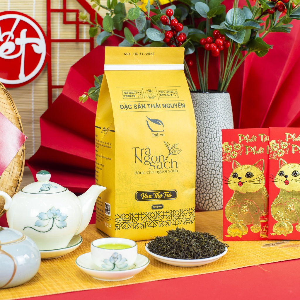 Trà Nõn Tôm Thái Nguyên Thượng Hạng, Nước Xanh, Thơm Hương Cốm, Hậu Ngọt Sâu